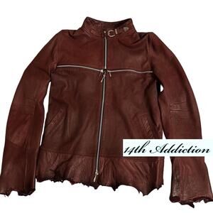 Red 14th Addiction Cross Zip